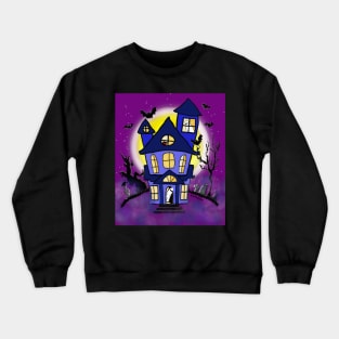 Ghost Haunted House Crewneck Sweatshirt